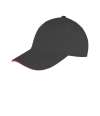 RC091X Result Memphis Sandwich Peak Cap Black / Red colour image